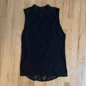 Diesel womens lace shell with cotton back
